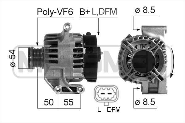 Generator / Alternator 210687 ERA