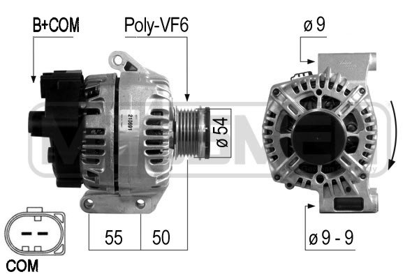 Generator / Alternator 210691 ERA