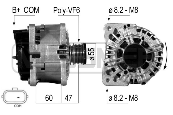 Generator / Alternator 210705 ERA