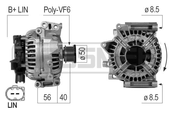 Generator / alternator 210712 ERA