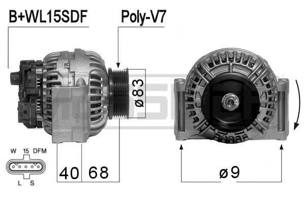 Generator / Alternator 210714 ERA