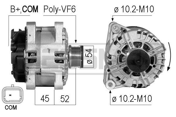 Generator / alternator 210717 ERA