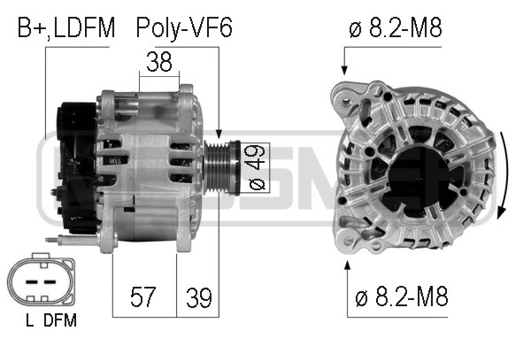 Generator / alternator 210718 ERA