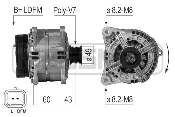 Generator / Alternator 210719 ERA