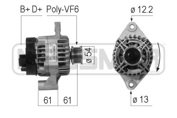 Generator / alternator 210720 ERA