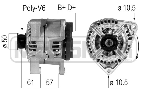 Generator / alternator 210725 ERA