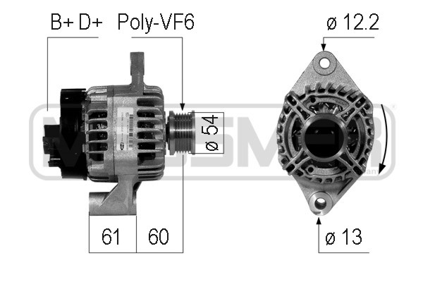 Generator / alternator 210747 ERA