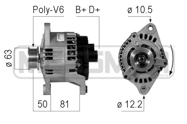 Generator / Alternator 210760 ERA
