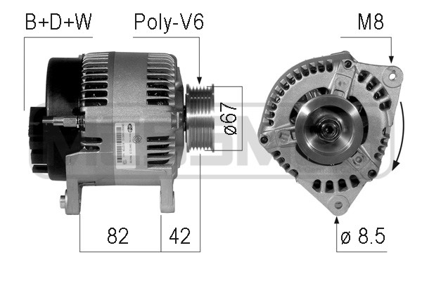 Generator / Alternator 210761 ERA
