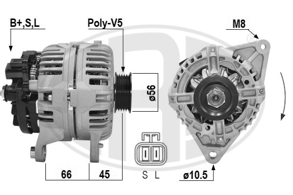 Generator / Alternator 210770A ERA