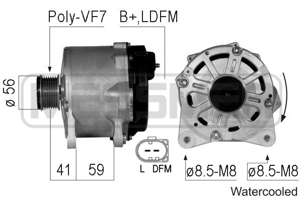 Generator / alternator 210777 ERA