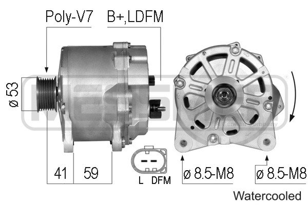 Generator / alternator 210789 ERA