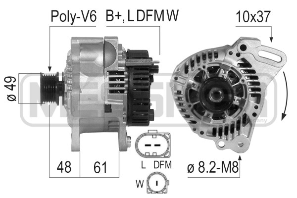 Generator / Alternator 210795A ERA