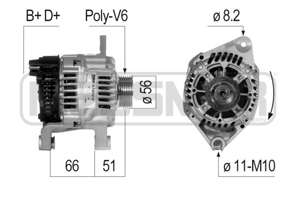 Generator / Alternator 210824 ERA