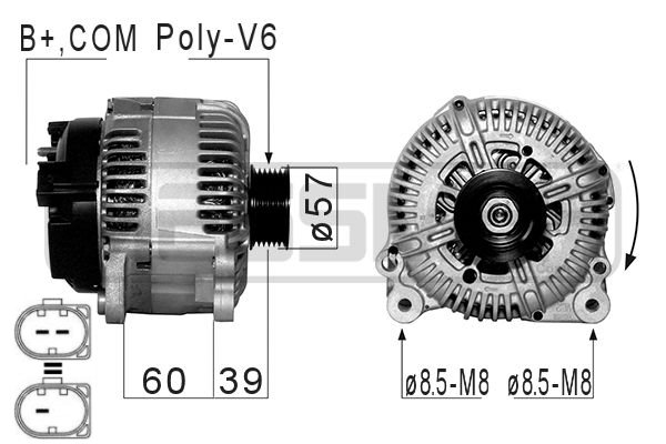 Generator / Alternator 210831 ERA