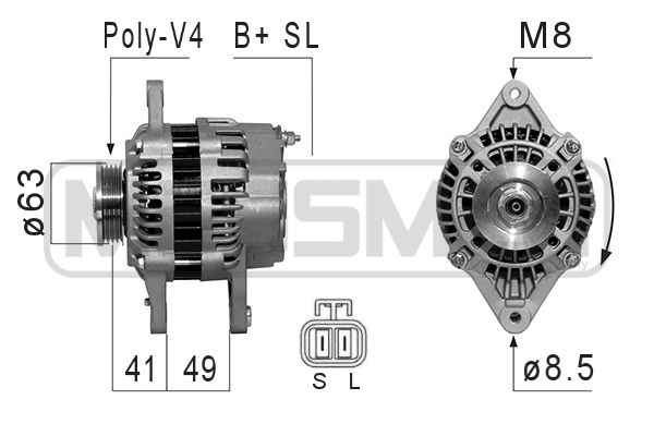 Generator / Alternator 210837A ERA