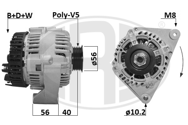 Generator / Alternator 210848A ERA