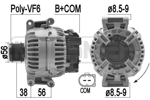 Generator / alternator 210850 ERA