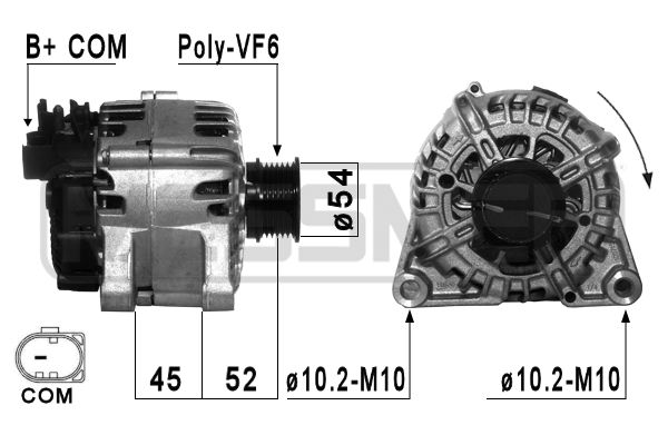 Generator / Alternator 210860 ERA