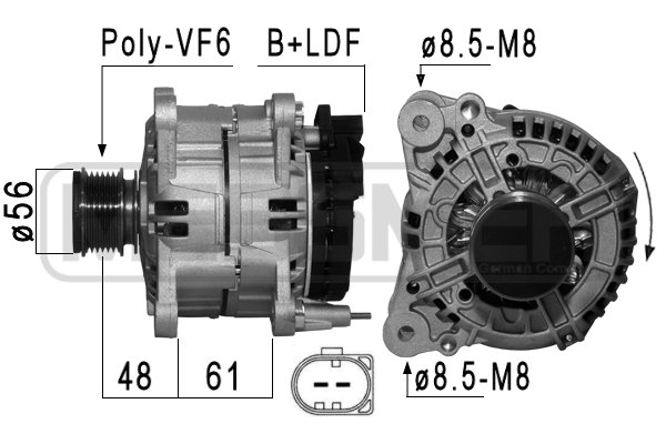 Generator / Alternator 210870 ERA