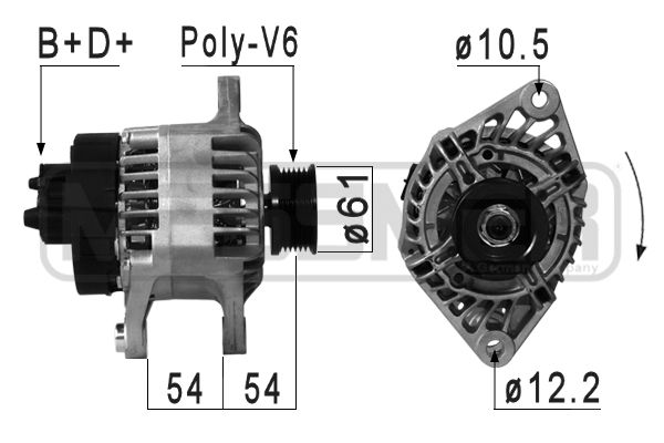 Generator / Alternator 210884A ERA