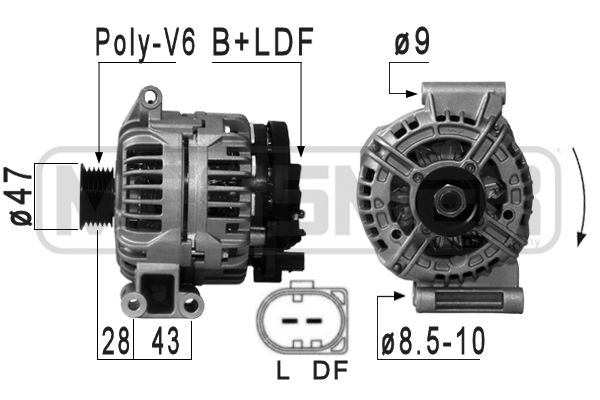 Generator / Alternator 210887A ERA