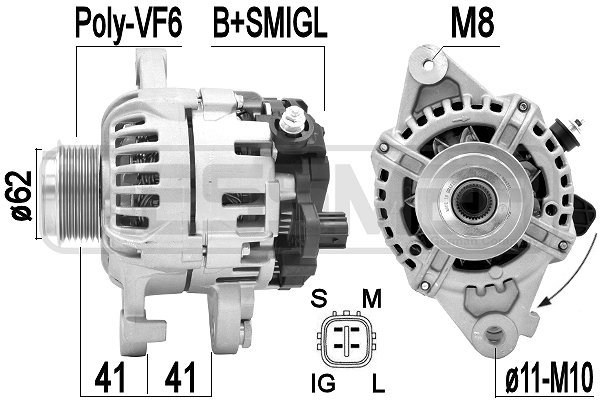 Generator / Alternator 210896A ERA