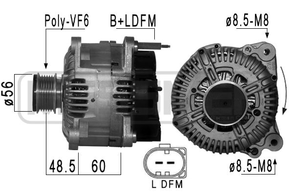 Generator / Alternator 210898 ERA