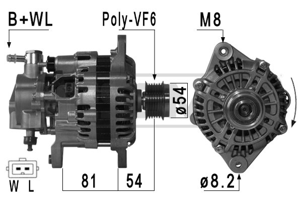 Generator / Alternator 210906 ERA