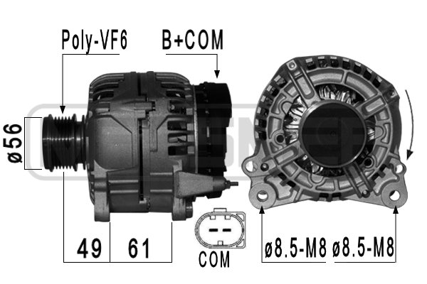 Generator / alternator 210927 ERA