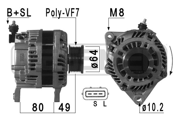 Generator / Alternator 210928A ERA