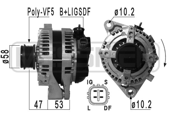 Generator / Alternator 210930A ERA