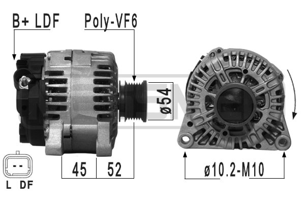 Generator / alternator 210931A ERA