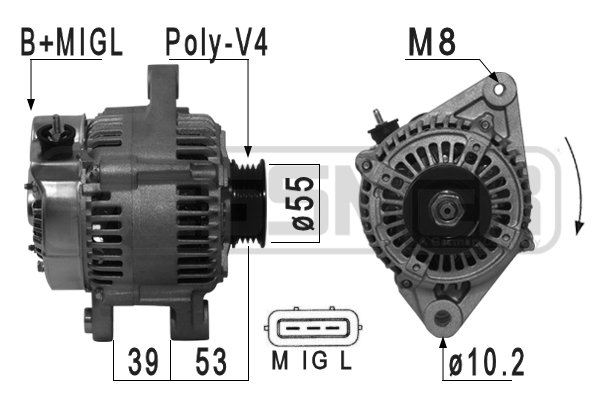 Generator / Alternator 210932A ERA