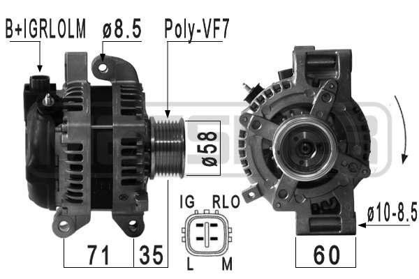 Generator / Alternator 210934 ERA