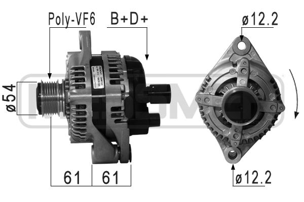 Generator / Alternator 210935 ERA