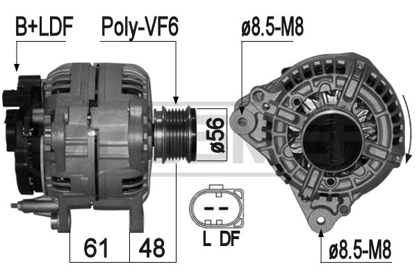 Generator / Alternator 210944 ERA