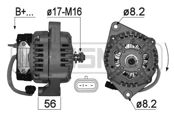 Generator / Alternator 210993A ERA