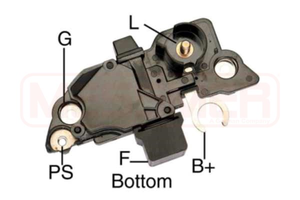 Regulator, alternator 215230 ERA