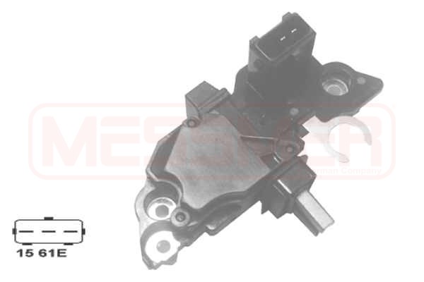 Regulator, alternator 215242 ERA