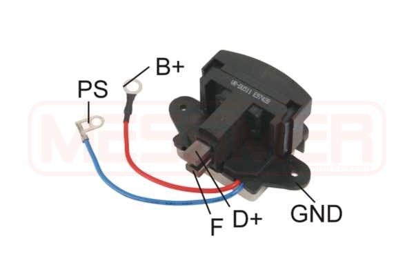 Regulator, alternator 215362 ERA