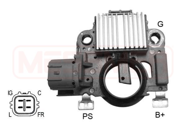 Regulator, alternator 215573 ERA