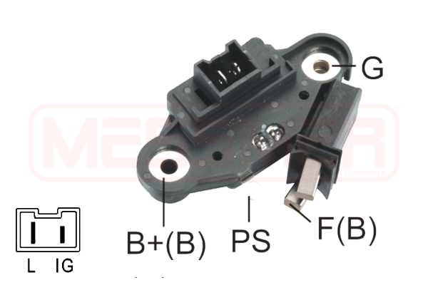 Regulator, alternator 215838 ERA