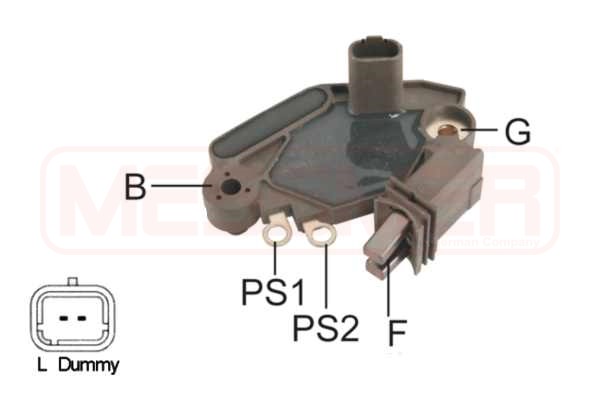 Regulator, alternator 215842 ERA