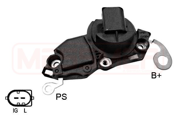 Regulator, alternator 215989 ERA