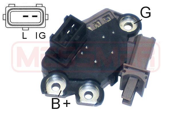 Regulator, alternator 216010 ERA