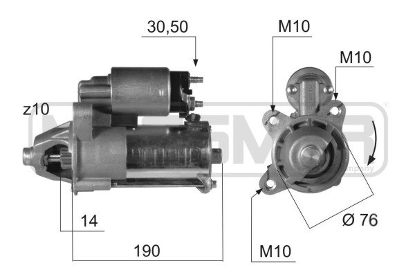starter 220374R ERA