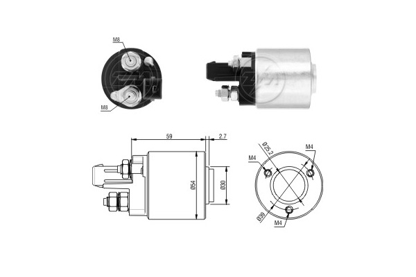 Solenoid, electromotor ZM5492 ERA