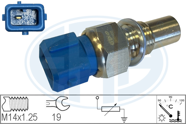 Senzor,temperatura lichid de racire 330109 ERA