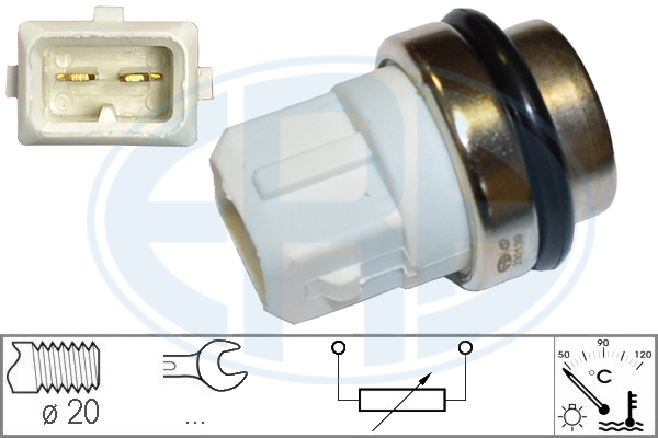 Senzor,temperatura lichid de racire 330139 ERA